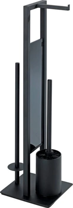 WENKO Toiletbutler Rivalta Zwart - Toiletborstel Met Houder, Toiletrolhouder En Reserverolhouder 30 WENKO Toiletbutler Rivalta Zwart - Toiletborstel Met Houder, Toiletrolhouder En Reserverolhouder -Merkloos Verkoop 421x1200 2