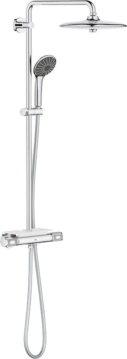 GROHE QuickFix Vitalio Joy 260 Regendouche - CoolTouch - Met Planchet - ø 26 Cm - Chroom 1 GROHE QuickFix Vitalio Joy 260 Regendouche - CoolTouch - Met Planchet - ø 26 Cm - Chroom