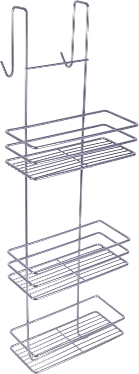 Ball Design Chroom Doucherek-3 Laags-hangend-Doucherek Zonder Boren 5 Ball Design Chroom Doucherek-3 Laags-hangend-Doucherek Zonder Boren - Afbeelding 5
