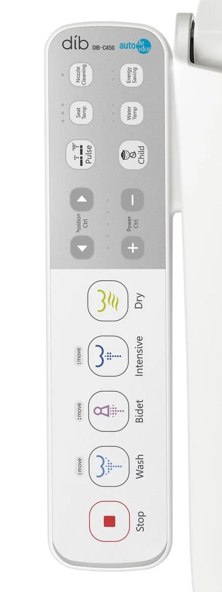 Dib C430 Elektronisch Bidet Wc Met Zijpaneel - Douchewc Bril Met Watersproeier - Japans Toiletbril 3 Dib C430 Elektronisch Bidet Wc Met Zijpaneel - Douchewc Bril Met Watersproeier - Japans Toiletbril - Afbeelding 3