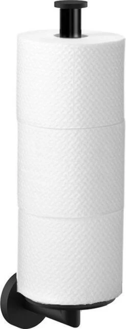 Wc Rolhouder Reserverolhouder Toiletrolhouder Voor 3 Rollen Zwart - Badkamer Accessoires - Hangend -Merkloos Verkoop 462x1200