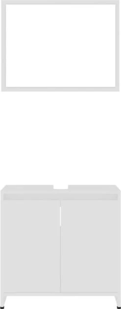 VidaXL Badkamermeubelset Bewerkt Hout Wit -Merkloos Verkoop 471x1200