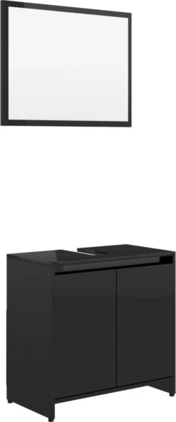 Furniture Limited - 4-delige Badkamermeubelset Bewerkt Hout Hoogglans Zwart 17 Furniture Limited - 4-delige Badkamermeubelset Bewerkt Hout Hoogglans Zwart -Merkloos Verkoop 500x1200 2