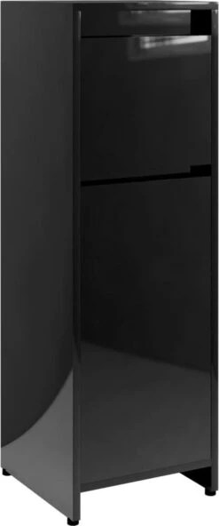 Furniture Limited - 4-delige Badkamermeubelset Bewerkt Hout Hoogglans Zwart 16 Furniture Limited - 4-delige Badkamermeubelset Bewerkt Hout Hoogglans Zwart -Merkloos Verkoop 501x1200 1