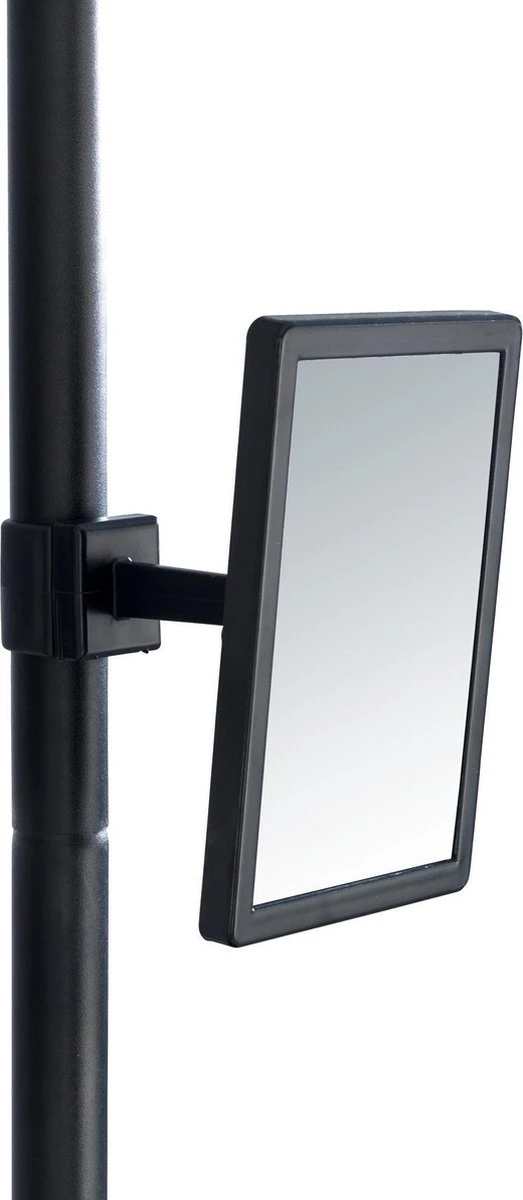 WENKO Telescopisch Doucherek Big Black 3-laags Met Spiegel Zilver/zwart - Bevestigen Zonder Boren 15 WENKO Telescopisch Doucherek Big Black 3-laags Met Spiegel Zilver/zwart - Bevestigen Zonder Boren - Afbeelding 15