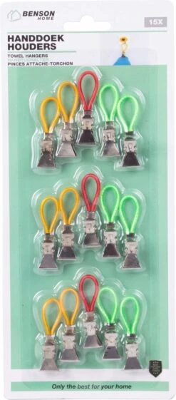 Merkloos Benson Handdoekhouders - Handdoekclips - 15 Stuks -Merkloos Verkoop 528x1200