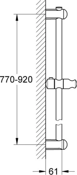 GROHE Euphoria Cosmopolitan Glijstang 90 Cm - Chroom -Merkloos Verkoop 531x1200