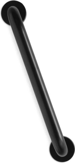 Highport Handgreep Zwart Voor Bad Of Douche - Sterke Metalen Wandgreep -Wandbeugel 30,5 Cm - Zwarte Aluminium Handgreep - Wandgreep Voor Badkamer - Douche - Toilet - Toiletbeugel - Badgreep - Douchegreep - Inclusief Ophangmateriaal