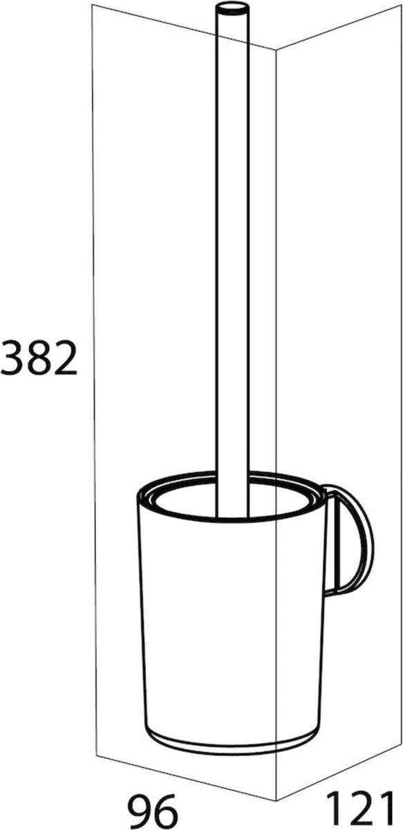 Tiger Tune - Toiletborstel Met Houder - RVS Geborsteld / Zwart 10 Tiger Tune - Toiletborstel Met Houder - RVS Geborsteld / Zwart - Afbeelding 10