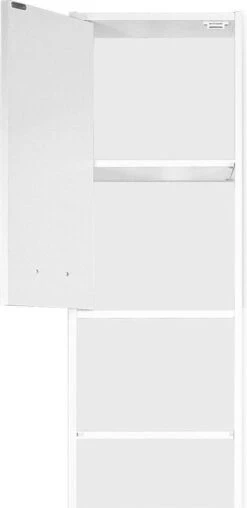 Casaria Badkamerkast - 6 Vakken/ 2 Deuren - Slank En Elegant - Wit -Merkloos Verkoop 584x1200 2