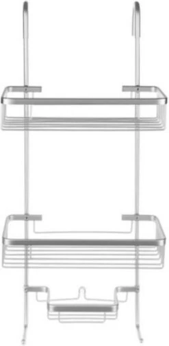 Recalma Doucherek 3 Laags - Monteren Zonder Boren - Zilver - Zuignap - Ook Voor Grote Flessen - Opbergrek Douche - 3 Etages -Merkloos Verkoop 588x1200 1