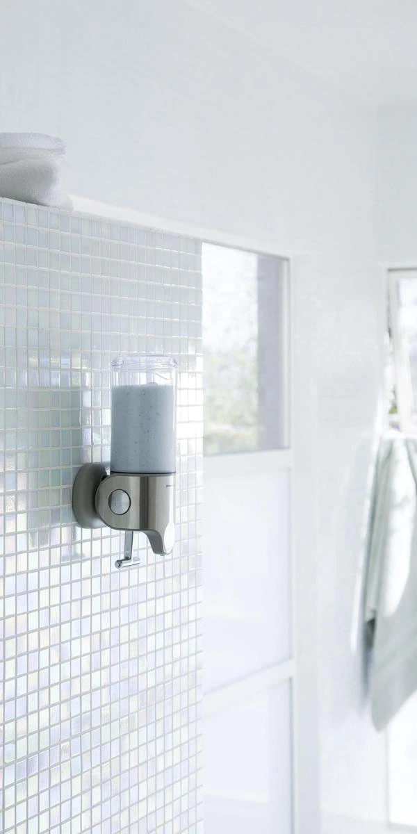 Simplehuman Zeepdispenser Wand Duo - RVS - 22.6x9.4x24.5 Cm - Zilver 4 Simplehuman Zeepdispenser Wand Duo - RVS - 22.6x9.4x24.5 Cm - Zilver - Afbeelding 4
