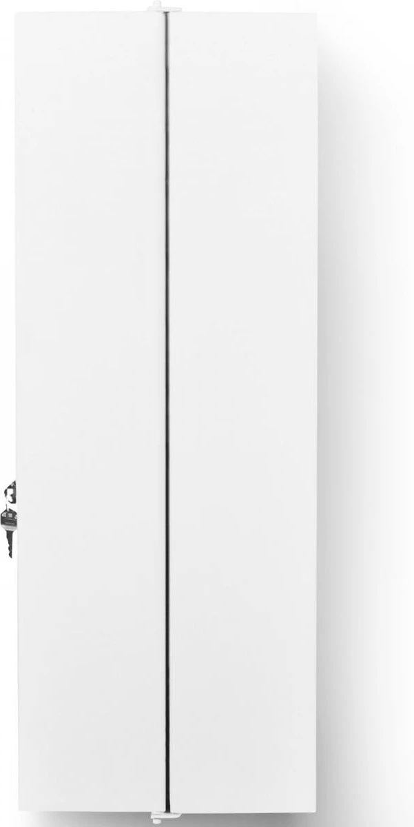 Jago - Afsluitbare XXL Medicijnkast Met 11 Vakken/Compartimenten - Staal - 2 Deuren - 53x53x20 Cm - Wit 12 Jago - Afsluitbare XXL Medicijnkast Met 11 Vakken/Compartimenten - Staal - 2 Deuren - 53x53x20 Cm - Wit - Afbeelding 12