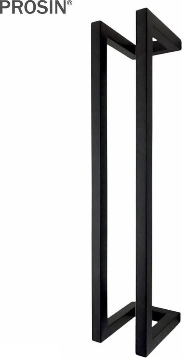 PROSIN® Luxe RVS Wc Rolhouder – Toiletrolhouder – Rollenhouder – Reserverolhouder Zwart – Handdoekrek - Handoekkenrek - Handdoekhouder - Opbergrek – Rek – Mat Zwart – Hangend – Zelfklevend - Modern 4 PROSIN® Luxe RVS Wc Rolhouder – Toiletrolhouder – Rollenhouder – Reserverolhouder Zwart – Handdoekrek - Handoekkenrek - Handdoekhouder - Opbergrek – Rek – Mat Zwart – Hangend – Zelfklevend - Modern - Afbeelding 4