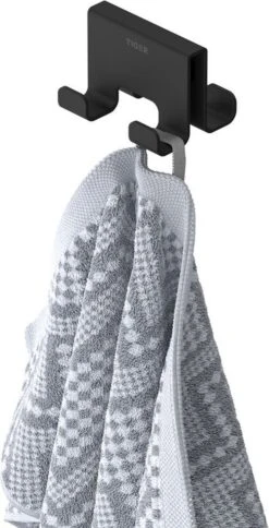 Tiger Caddy - Handdoekhaak Voor Douchecabine - Glaspaneel Dikte 6-8 Mm - 3,5 X 7 X 5 Cm - Dubbel - Zwart 16 Tiger Caddy - Handdoekhaak Voor Douchecabine - Glaspaneel Dikte 6-8 Mm - 3,5 X 7 X 5 Cm - Dubbel - Zwart -Merkloos Verkoop 613x1200