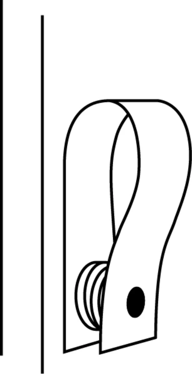 SETPRIJS - 2x Leren Magneet-lus - ZWART - Handles And More® (handdoekhaak - Handdoekhaakje - Handdoeklus - Handdoekhanger - Magnetische Handdoekhouder) 2 SETPRIJS - 2x Leren Magneet-lus - ZWART - Handles And More® (handdoekhaak - Handdoekhaakje - Handdoeklus - Handdoekhanger - Magnetische Handdoekhouder) - Afbeelding 2