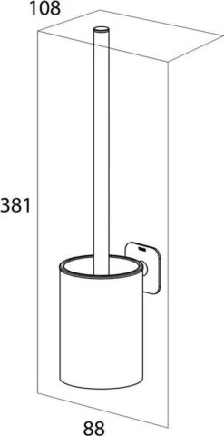 Tiger Colar - Toiletborstel Met Houder - Zwart 21 Tiger Colar - Toiletborstel Met Houder - Zwart -Merkloos Verkoop 617x1200 1