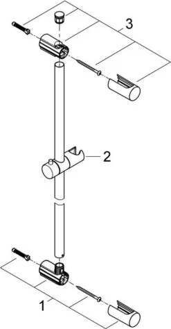 GROHE QuickFix Vitalio Glijstang - 60 Cm -Merkloos Verkoop 625x1200 1