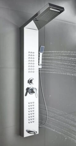 Badplaats Douchepaneel Toulon - RVS - Regendouche Met Mengkraan En Douchekop 9 Badplaats Douchepaneel Toulon - RVS - Regendouche Met Mengkraan En Douchekop -Merkloos Verkoop 628x1200 2