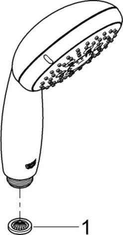 GROHE QuickFix Vitalio Start 100 Douchekop - 3 Straalsoorten - Ø 10 Cm - EcoJoy - 26031000 7 GROHE QuickFix Vitalio Start 100 Douchekop - 3 Straalsoorten - Ø 10 Cm - EcoJoy - 26031000 -Merkloos Verkoop 631x1200 2