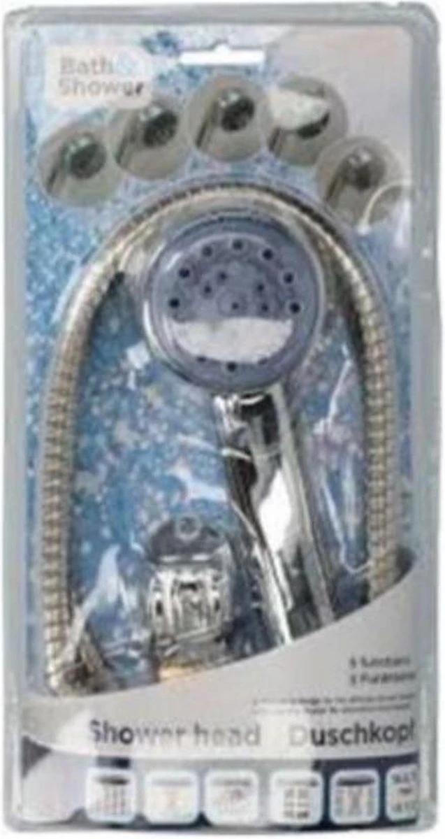 Doucheslang 150 Cm - Met Douchekop - Universeel 3 Doucheslang 150 Cm - Met Douchekop - Universeel - Afbeelding 3