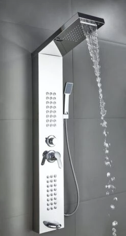 Badplaats Douchepaneel Toulon - RVS - Regendouche Met Mengkraan En Douchekop 10 Badplaats Douchepaneel Toulon - RVS - Regendouche Met Mengkraan En Douchekop -Merkloos Verkoop 641x1200 4
