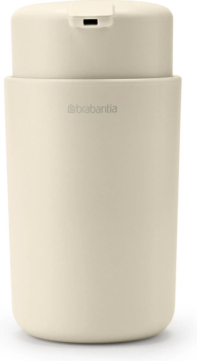 Brabantia ReNew Zeepdispenser - 250 Ml - Soft Beige 1 Brabantia ReNew Zeepdispenser - 250 Ml - Soft Beige