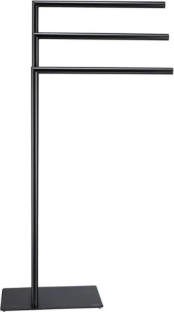 Sealskin Tube - Handdoekrek 3-armig Vrijstaand - Zwart -Merkloos Verkoop 672x1200