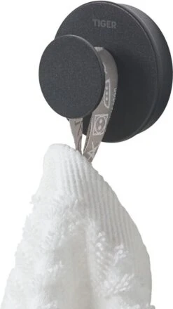 Tiger Urban - Handdoekhaak Groot (1x) - ø 5 Cm - Inclusief 2 Decorringen - Zwart -Merkloos Verkoop 674x1200