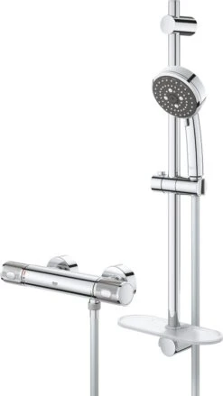 GROHE QuickFix Precision Feel Thermostatische Douchekraan - Met Glijstangset - EcoJoy - CoolTouch - Chroom - 34791000 15 GROHE QuickFix Precision Feel Thermostatische Douchekraan - Met Glijstangset - EcoJoy - CoolTouch - Chroom - 34791000 -Merkloos Verkoop 675x1200