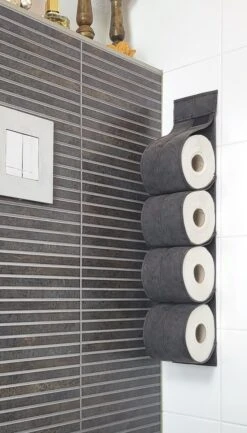 Reserverolhouder Hangend – Toiletrolhouder – Reserve Rolhouder – Zonder Boren – Rolhouder - Muur – Zwart - Antraciet - STOF & SPETTERVRIJ 17 Reserverolhouder Hangend – Toiletrolhouder – Reserve Rolhouder – Zonder Boren – Rolhouder - Muur – Zwart - Antraciet - STOF & SPETTERVRIJ -Merkloos Verkoop 685x1200 3