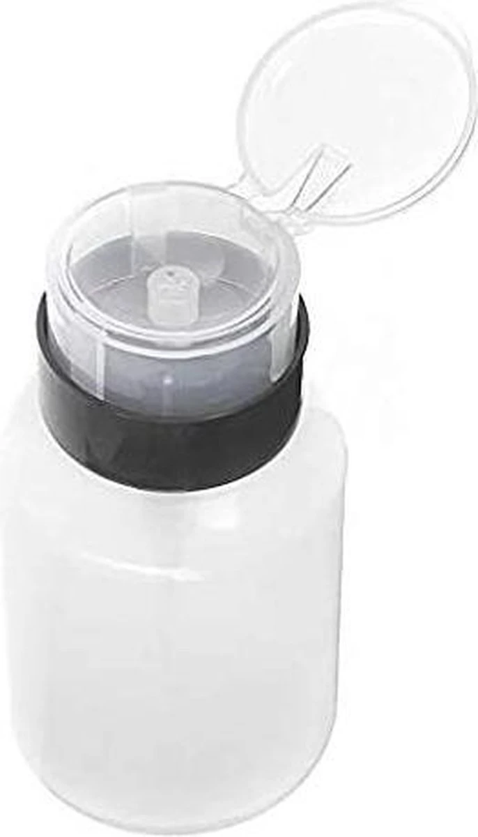 Doodadeals® Pompflesje - 2 Stuks X 220 Ml - Navulbaar - Pompfles - Pompflacon Leeg - 2x Pomp Dispenser - Voor Nagellak Remover - Make-up Remover - Alcohol 3 Doodadeals® Pompflesje - 2 Stuks X 220 Ml - Navulbaar - Pompfles - Pompflacon Leeg - 2x Pomp Dispenser - Voor Nagellak Remover - Make-up Remover - Alcohol - Afbeelding 3