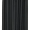 Merkloos Douchegordijn 180x200cm Peva 300G Zwart Inclusief Ringen