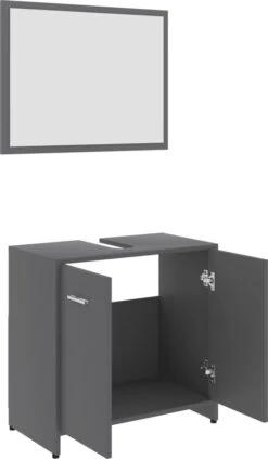 Decoways - Badkamermeubelset Spaanplaat Grijs 20 Decoways - Badkamermeubelset Spaanplaat Grijs -Merkloos Verkoop 701x1200 2
