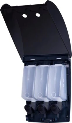 Aquathof, Zeepdispenser, Mat Zwart, 3 Kamer, 3 Reservoirs, 3x350ml, Hangend, Wandmontage 18 Aquathof, Zeepdispenser, Mat Zwart, 3 Kamer, 3 Reservoirs, 3x350ml, Hangend, Wandmontage -Merkloos Verkoop 705x1200 1