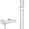 GROHE Grohtherm 800 Cosmopolitan Douchekraan - Met Glijstang En Handdouche - Incl. Koppelingen - Chroom - 34768000