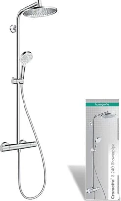 Hansgrohe Crometta S 240 Showerpipe - 1jet - Incl. Thermostaat - Chroom -Merkloos Verkoop 724x1200