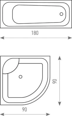 FUNNY PENGUINS - Waterdicht Douchegordijn - Met GRATIS 12 Ringen - Anti-Schimmel Badkamer Gordijn - Wasbaar - 100% Polyester - Pinguins Design - 180X180 CM -Merkloos Verkoop 748x1200 4