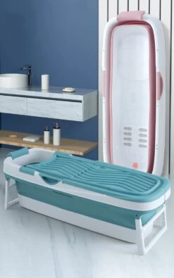 Livista® - Opvouwbaar XXL Bad - Blauw - Zitbad - Inklapbaar - Bath Bucket - 158 CM LANG - XXL - Incl. Onderwater LED Lichten En Rugkussen 8 Livista® - Opvouwbaar XXL Bad - Blauw - Zitbad - Inklapbaar - Bath Bucket - 158 CM LANG - XXL - Incl. Onderwater LED Lichten En Rugkussen -Merkloos Verkoop 751x1200 2