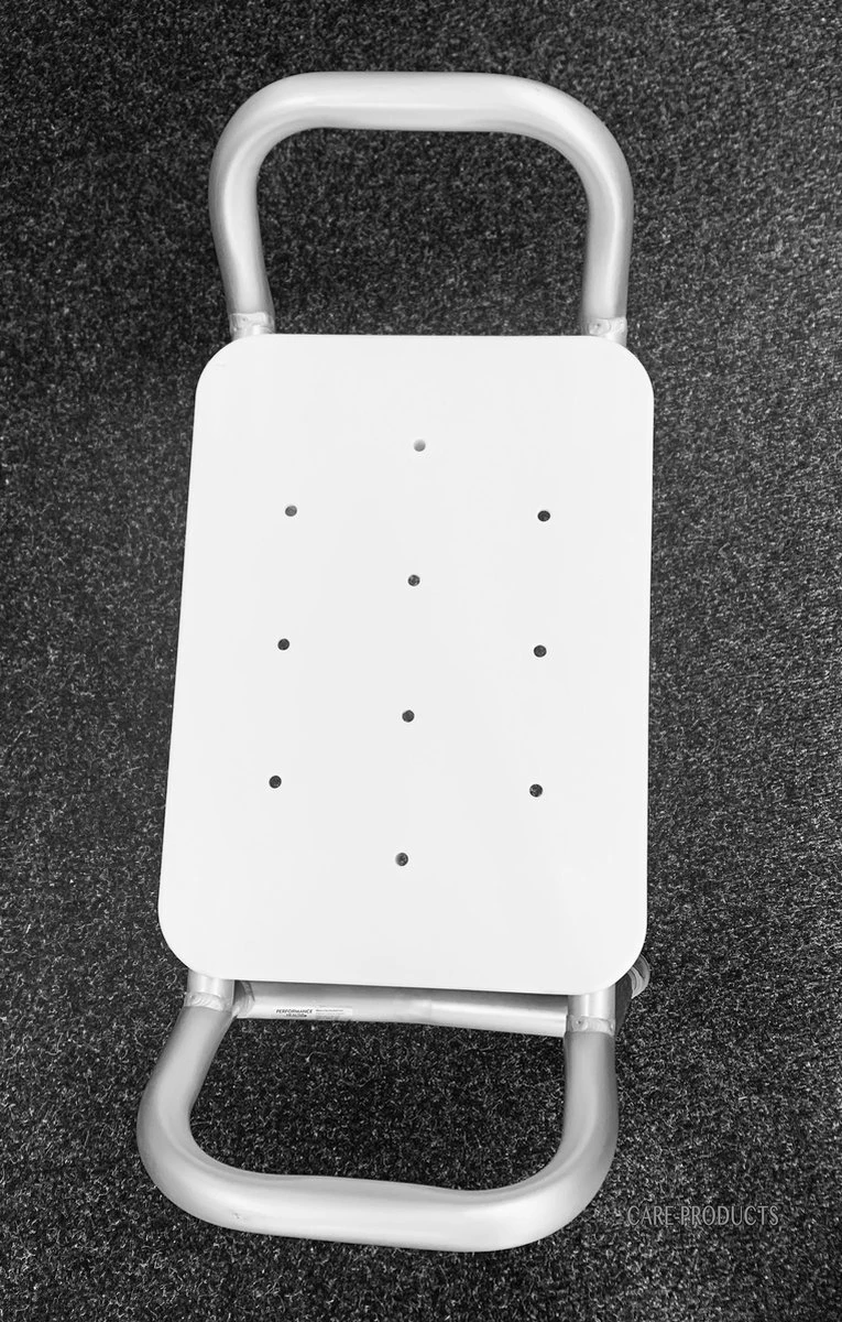 Douchekruk Aluminium In Hoogte Verstelbaar - Zelfde Als Ziekenhuis - Max 160 Kg - Hoge Handgrepen 2 Douchekruk Aluminium In Hoogte Verstelbaar - Zelfde Als Ziekenhuis - Max 160 Kg - Hoge Handgrepen - Afbeelding 2