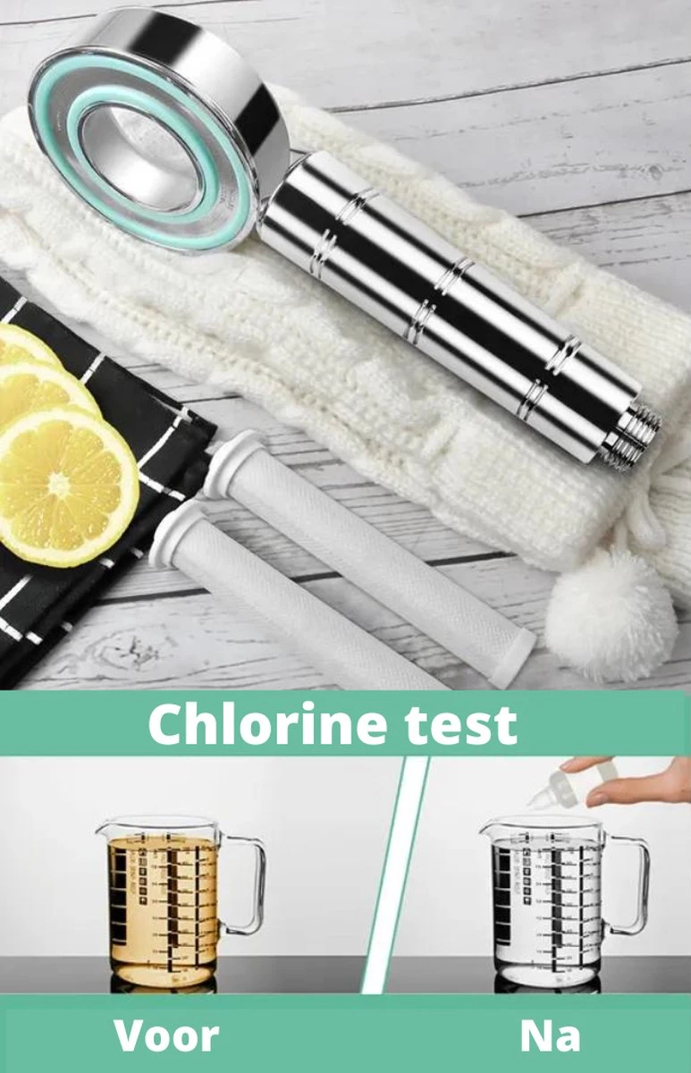 Merkloos Waterbesparende Douchekop - Handdouche Met Hoge Druk En Filter - Regendouche 8 Merkloos Waterbesparende Douchekop - Handdouche Met Hoge Druk En Filter - Regendouche - Afbeelding 8