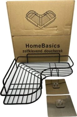 HomeBasics Zelfklevend Doucherek | Zwart | Zonder Boren | Doucherek Met Zuignap | Zuignappen | Doucherek Hoek | Badrek | Douchemandje | Keukenrek | Specerijenrek | Kruidenrek 13 HomeBasics Zelfklevend Doucherek | Zwart | Zonder Boren | Doucherek Met Zuignap | Zuignappen | Doucherek Hoek | Badrek | Douchemandje | Keukenrek | Specerijenrek | Kruidenrek -Merkloos Verkoop 790x1200 3