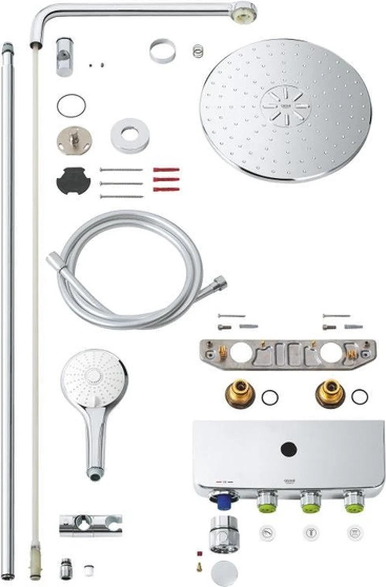 GROHE Euphoria SmartControl 310 Regendouche - CoolTouch - FastFixation - ø 31 Cm - Chroom 8 GROHE Euphoria SmartControl 310 Regendouche - CoolTouch - FastFixation - ø 31 Cm - Chroom - Afbeelding 8