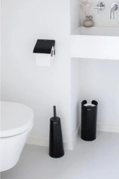 Brabantia ReNew Toiletaccessoires - 3-delig - Matt Black 6 Brabantia ReNew Toiletaccessoires - 3-delig - Matt Black -Merkloos Verkoop 800x1200 17
