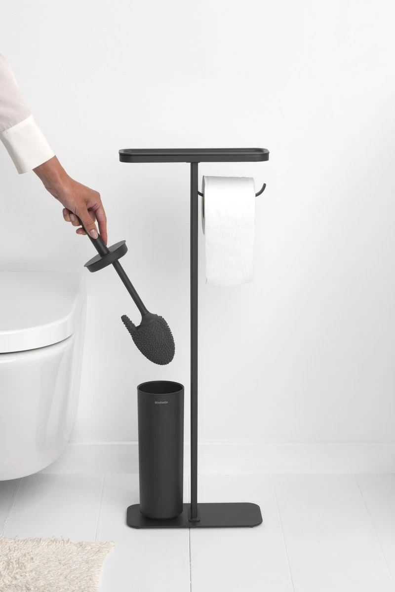 Brabantia MindSet Toiletbutler - Mineral Infinite Grey 9 Brabantia MindSet Toiletbutler - Mineral Infinite Grey - Afbeelding 9