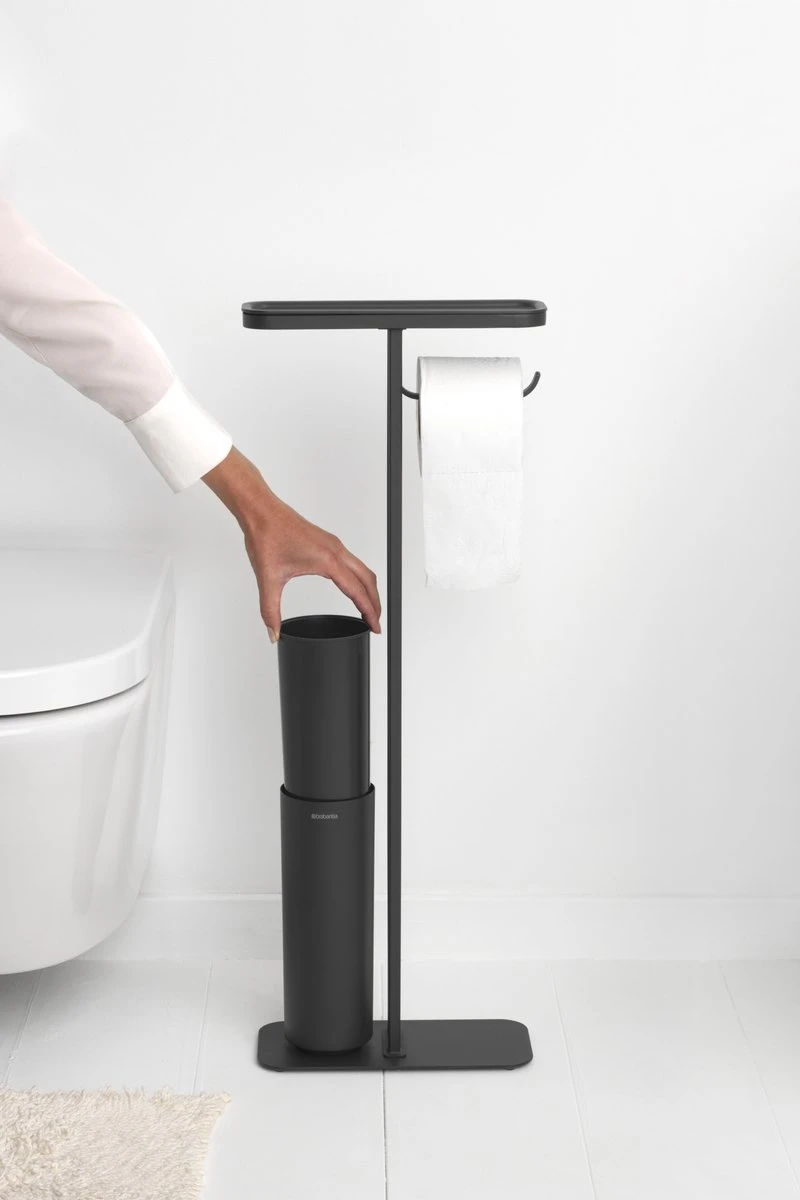 Brabantia MindSet Toiletbutler - Mineral Infinite Grey 13 Brabantia MindSet Toiletbutler - Mineral Infinite Grey - Afbeelding 13