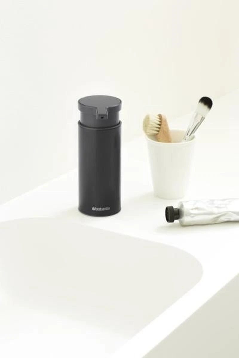 Brabantia Zeepdispenser - 200 Ml - Matt Black 8 Brabantia Zeepdispenser - 200 Ml - Matt Black - Afbeelding 8