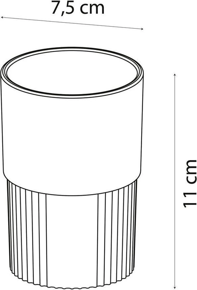 Sealskin Brave Tandenborstelbeker Vrijstaand - Zwart 8 Sealskin Brave Tandenborstelbeker Vrijstaand - Zwart - Afbeelding 8