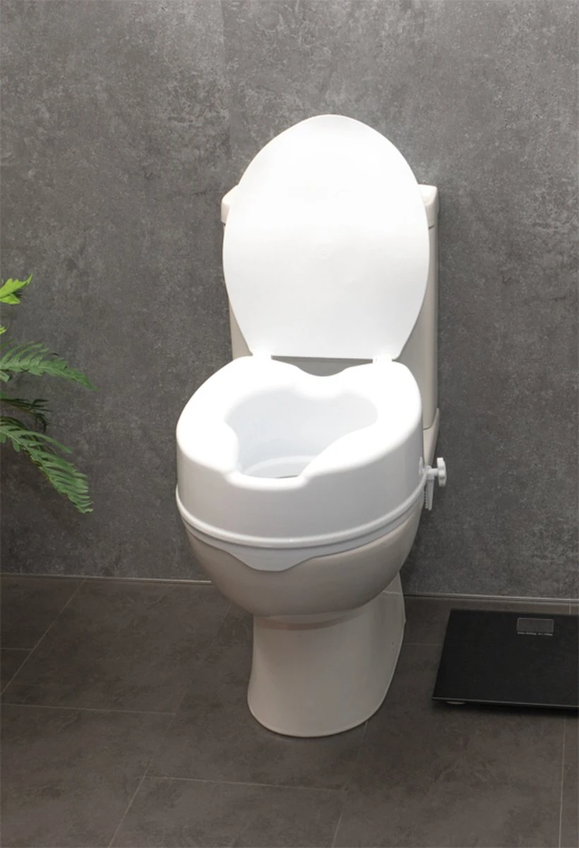 Toiletverhoger 15 Cm Met Deksel / Wc-bril. Verhoogd Het Toilet / Wc Met 15 Cm 4 Toiletverhoger 15 Cm Met Deksel / Wc-bril. Verhoogd Het Toilet / Wc Met 15 Cm - Afbeelding 4