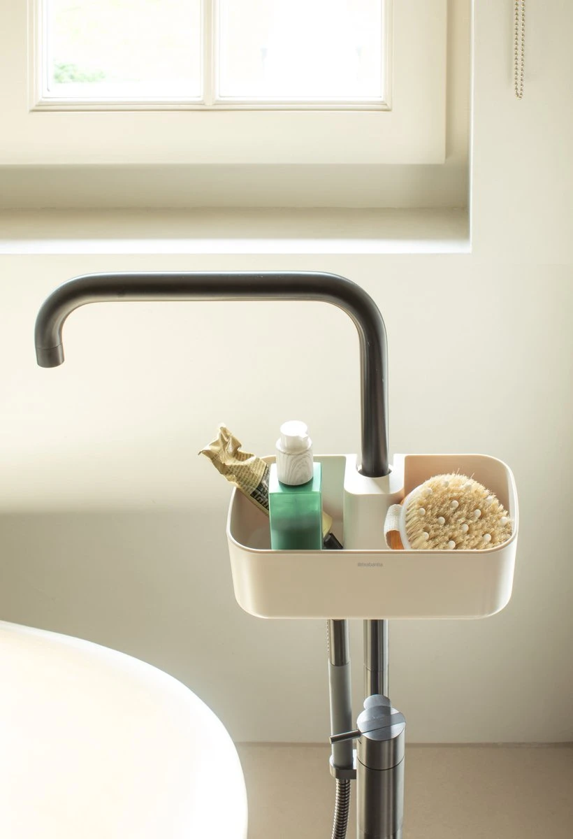 Brabantia ReNew Doucherek - Zonder Boren - Soft Beige 4 Brabantia ReNew Doucherek - Zonder Boren - Soft Beige - Afbeelding 4